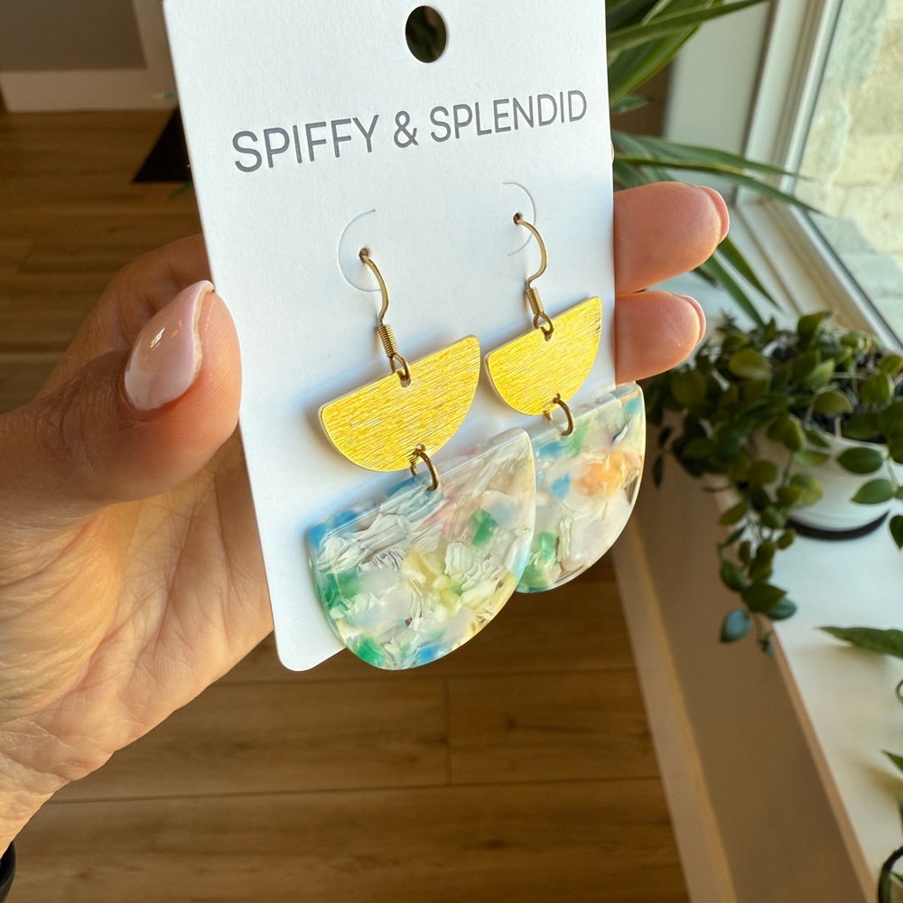 π 2/$20 - Spring Inspired Acrylic Drop Earrings - Picture 10 of 11